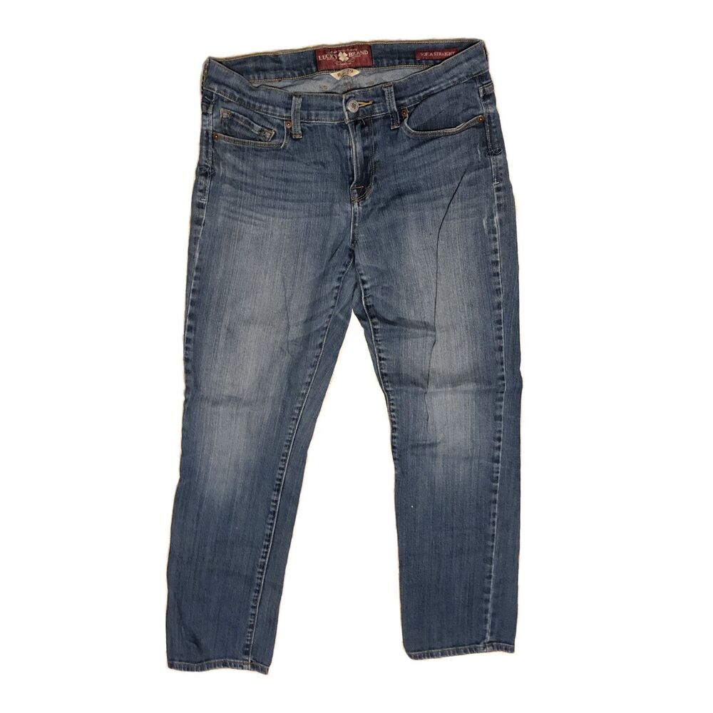 LUCKY BRAND Sofia Straight Denim Blue Jeans 7WC1015 8 / 29 Ankle
